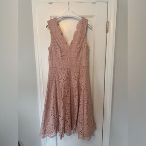 Vera Wang Dress in Blush Pink